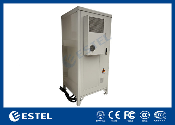 हाइब्रिड दूरसंचार बिजली प्रणाली 48VDC 300A 40U शीतलन के साथ आउटडोर दूरसंचार कैबिनेट